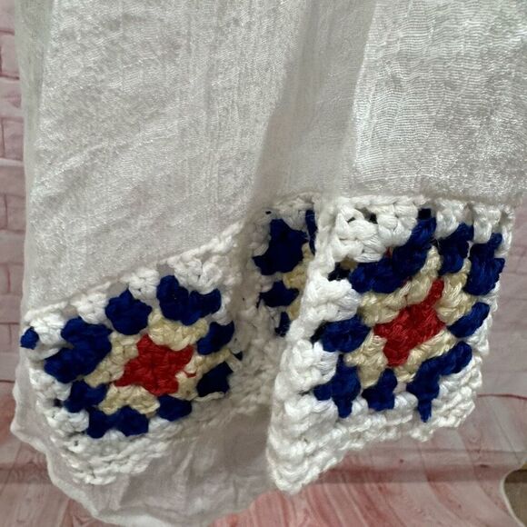 Oliver top boho crochet tunic top size XL - Picture 4 of 7